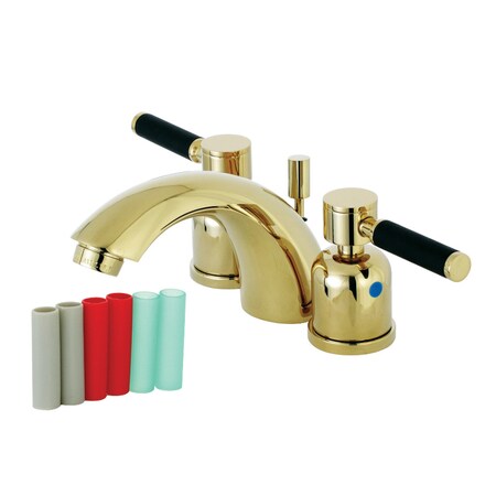 Kingston Brass KB8952DKL Mini-Widespread Bathroom Faucet, Polished Brass KB8952DKL